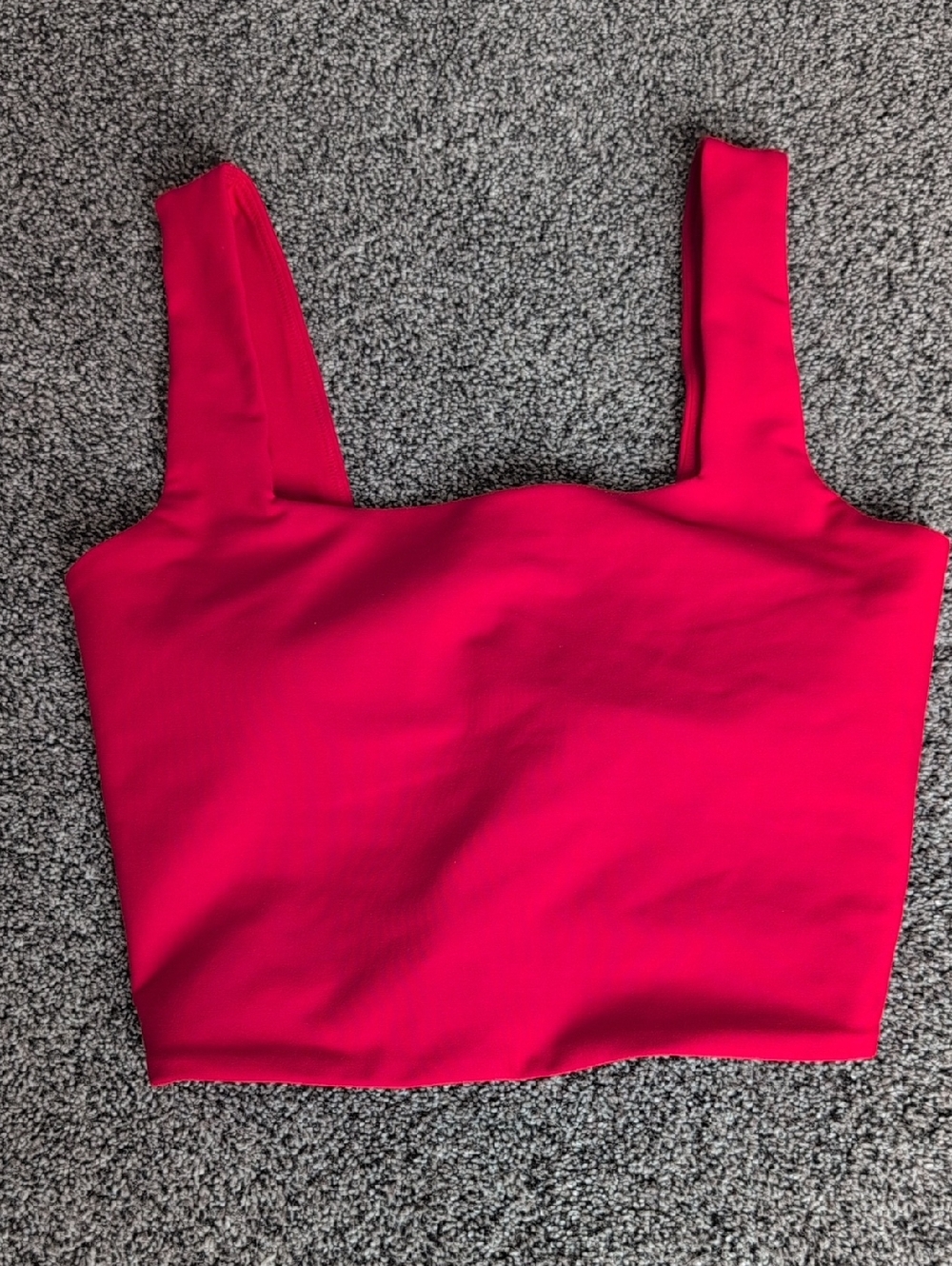 Abercrombie & Fitch YPB Women’s Square Neck Crop Tank Top Red Size Small